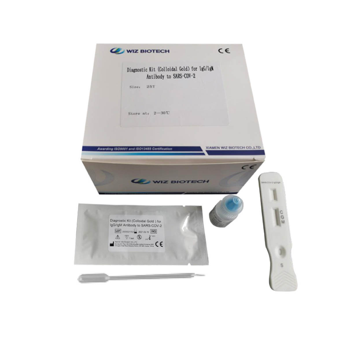 Test sierologici Igg Igm Anticorpi Covid 19 Wiz Biotech