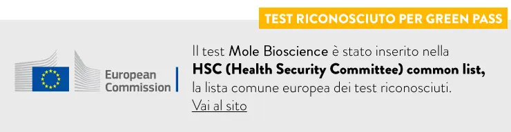 mole bioscence test antigenico verificato HSC lista comune europea test