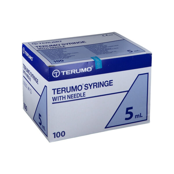 Terumo Siringhe Monouso Sterili 5ml Con Ago 22G – Nero – (100 pz)