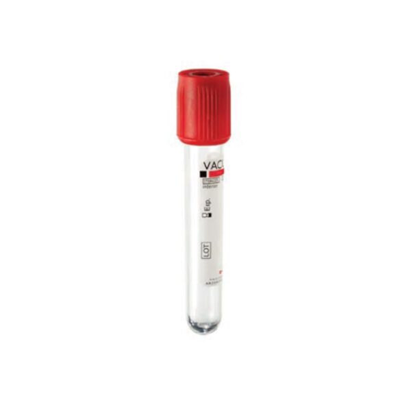 VACUTEST KIMA Provette con attivatore della coagulazione – 13 x 75 mm – Aspirazione 4 ml (Rosso – Confezione 100 pezzi)