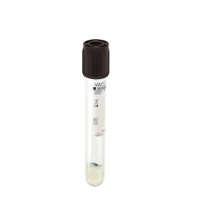 VACUTEST KIMA Provette con gel e attivatore della coagulazione – 16 x 100 mm – Aspirazione 8 ml (Nero – Confezione 100 pezzi)