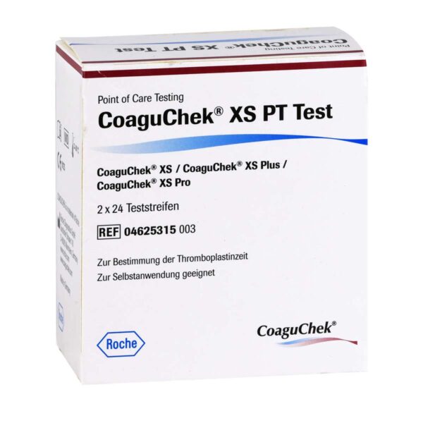Coaguchek XS PT Test (Confezione 2 x 24 strisce)