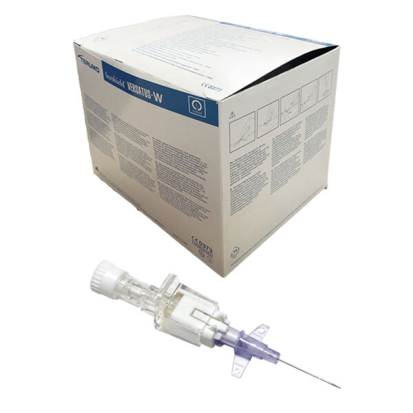 Terumo Aghi cannula con alette Catetere intravenoso Surshield Versatus I.V. 26G (Rosa 0.64x19mm - 19ml/min.) (Conf. 50 Pezzi)