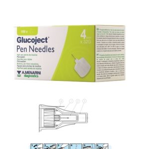 Ago per penna da insulina glucoject lunghezza 4 mm gauge 32 100 pezzi