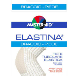 Rete tubolare elastica ipoallergenica master-aid elastina braccio/piede 3 mt in tensione calibro 4 cm