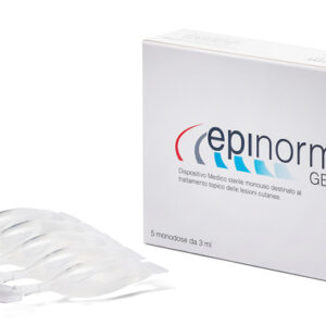 Epinorm gel trattamento lesioni cutanee da episiotomia 5 monodose 3 ml