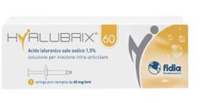 Siringa intra-articolare hyalubrix 60 acido ialuronico 1,5% 60 mg 4 ml no eto