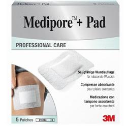 Medicazione medipore+pad 5×7,2cm 5pezzi