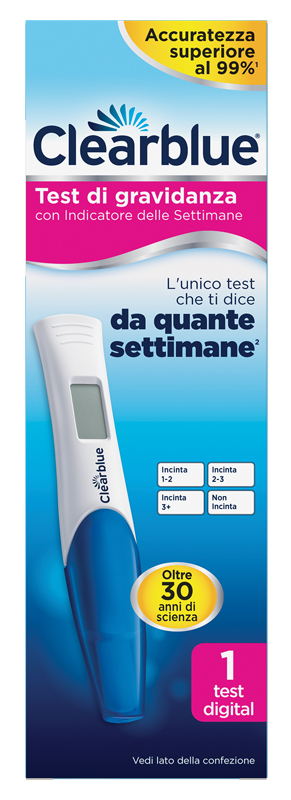 Test di gravidanza clearblue con indicatore delle settimane 1 pezzo
